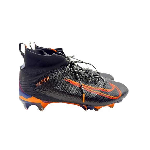 Nike Vapor Untouchable Pro 3 Black/orange Football Cleats AV 6369-001 size 11 main image 5